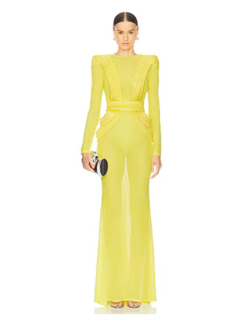 Zhivago empty streets gown in acid SOLD OUT